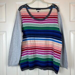Tommy Hilfiger Striped Cotton Sweater